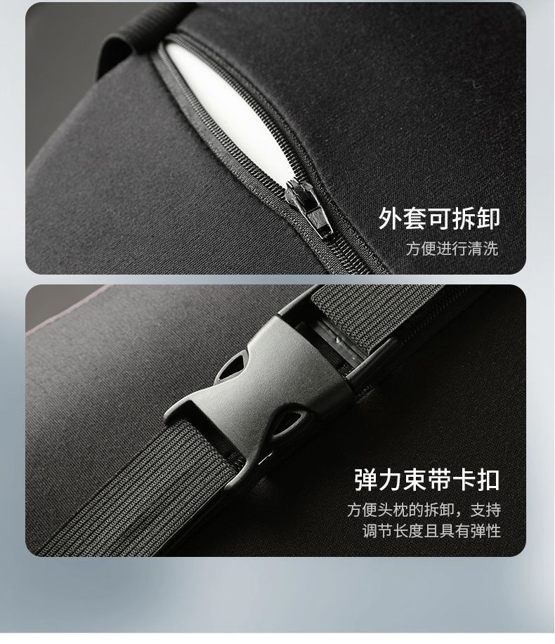 Car Headrest and Lumbar Support, Home Use Car Driver's Seat Backrest Cushion, Neck Pillow, Hug-Style Memory Foam Lumbar Pillow Cushion Wholesale