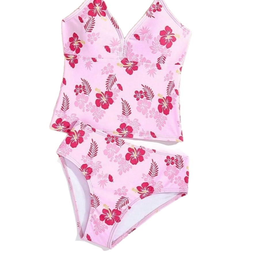 Bikini Swimsuit Set For Big Girls New Arrival Two Piece Beachwear Cotton Polyester Summer Swimwear_voghion.com