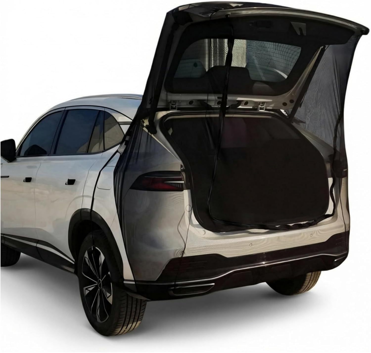 Cross-Border Car Mosquito Net, Convenient In-Car Mosquito Screen, Car Sunshade Window Net, Privacy Sunshade Curtain, in Stock