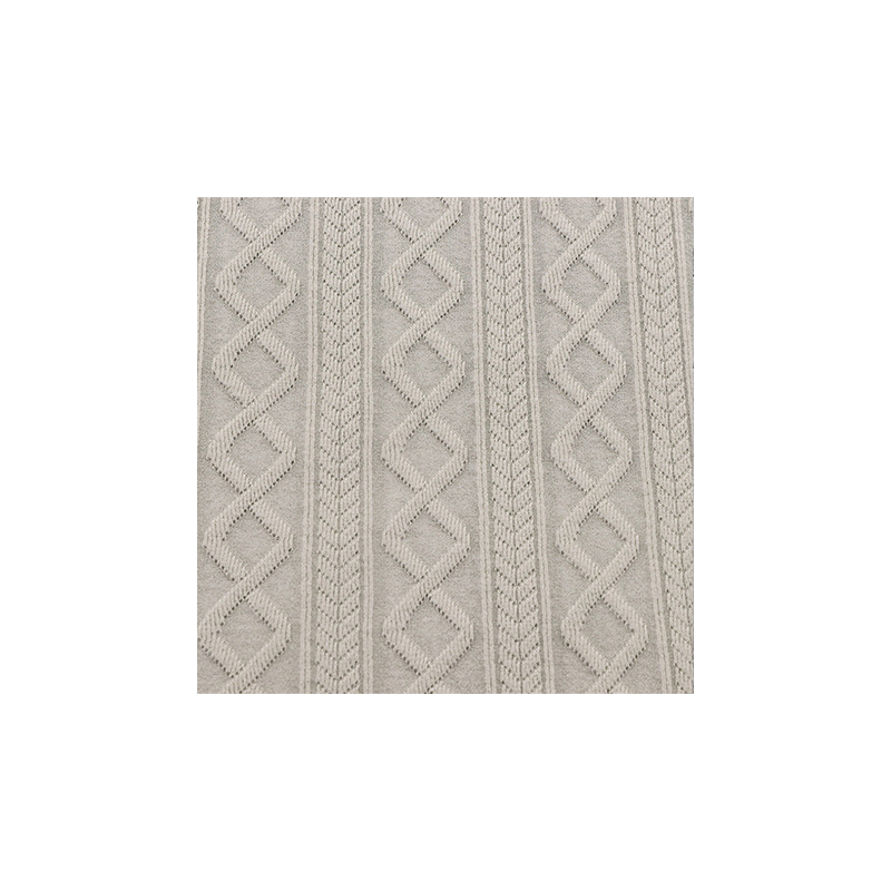 Tejido de poliamonio, tela de diamante jacquard, caída, invierno, cardigan, ropa, tela de falda en stock