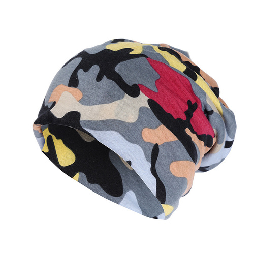 New Arrival Beanie Hat on Amazon: Elastic Print Men's Headscarf for Outdoor Cycling, Mini Cap with Bicycle Liner, Helmet-Ready Headwear