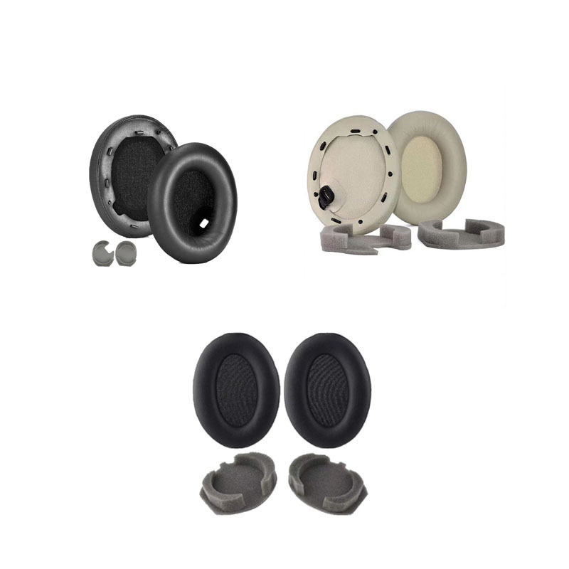 For SONY SONY WH-1000XM3 earphone set 1000XM4 sponge set earmuffs earmuffs earmuffs cotton earmuffs leather cover For SONY SONY WH-1000XM3 earphone set 1000XM4 sponge set earmuffs earmuffs earmuffs cotton earmuffs leather cover