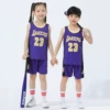 Children's Lake R round neck No. 23 purple