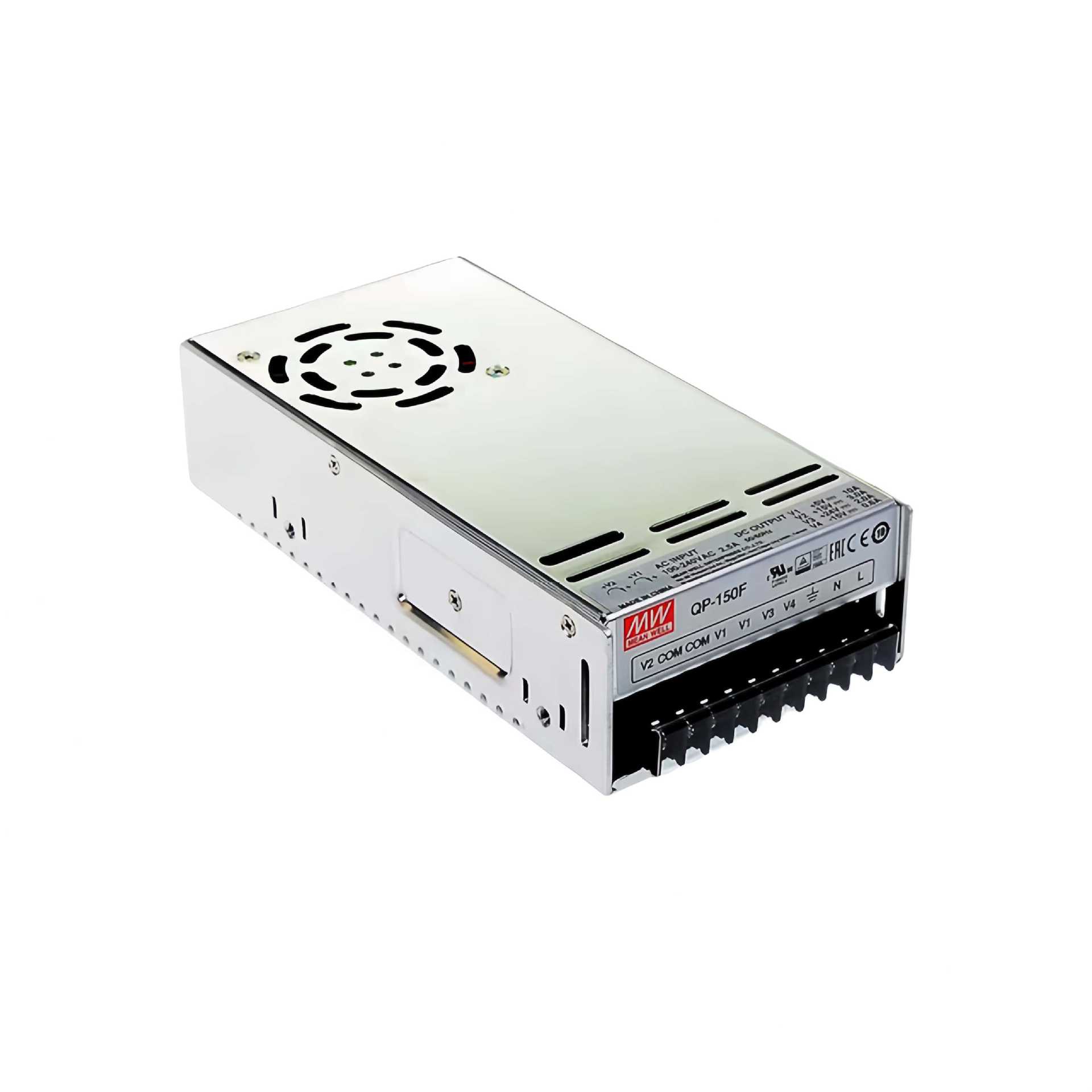 台湾明纬电源 QP-150-3B 150W 四组输出具有PFC功能电源