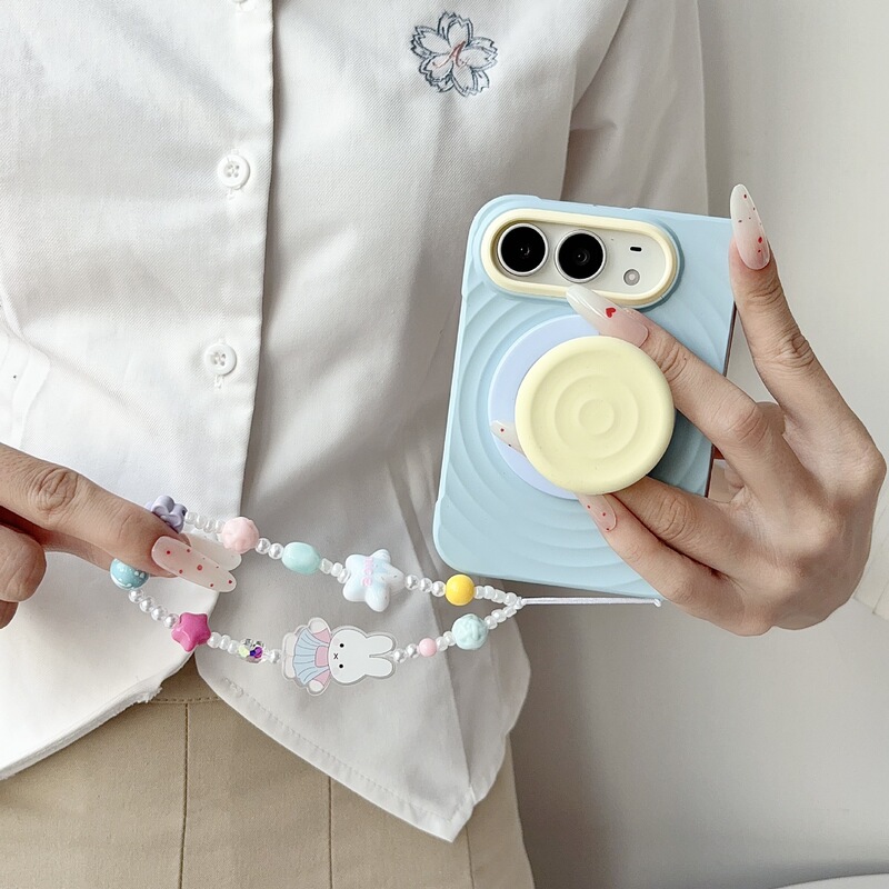 Suitable for iPhone Duo foldable phone case, mirror shield, magnetic stand, Apple DUO with front frame protective case, for women