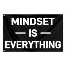 Mindset is Everything Flag 3x5 Ft ���R�d�羳�҃Ȓ�̺��ù��S