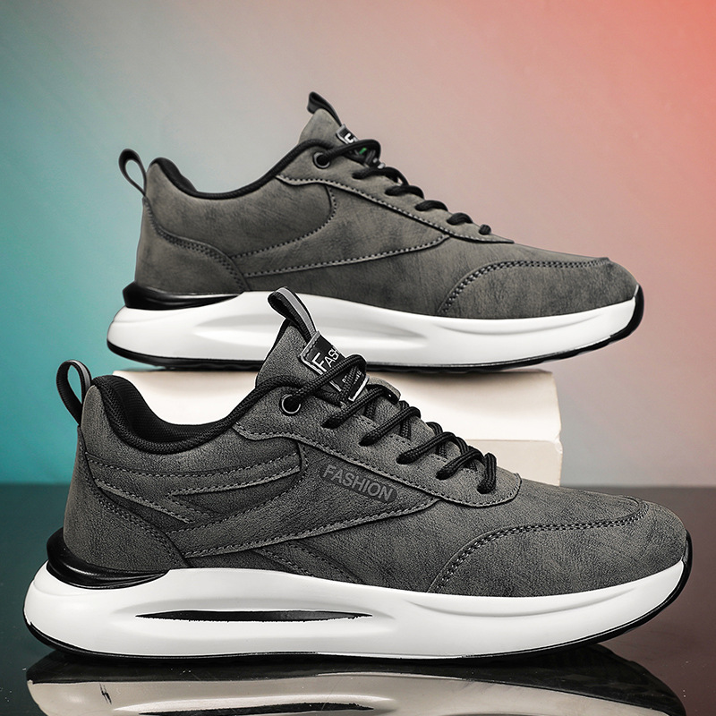 Autumn Men's Shoes 2023 New Leather Sports Casual Forrest Shoes Men's Winter Chef Non-Slip Waterproof Labor Protection Shoes_voghion.com