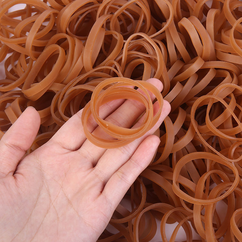 越南进口加宽橡皮筋本色高弹力耐用牛皮筋多种规格加厚橡皮圈包邮