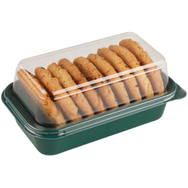 Río Luxi misma caja de estilo chino pastelería caja de embalaje pastel de melocotón dulce patata vieja dama pastel de plástico transparente comida merienda caja