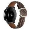 Dark brown [genuine leather square buckle rhombus]