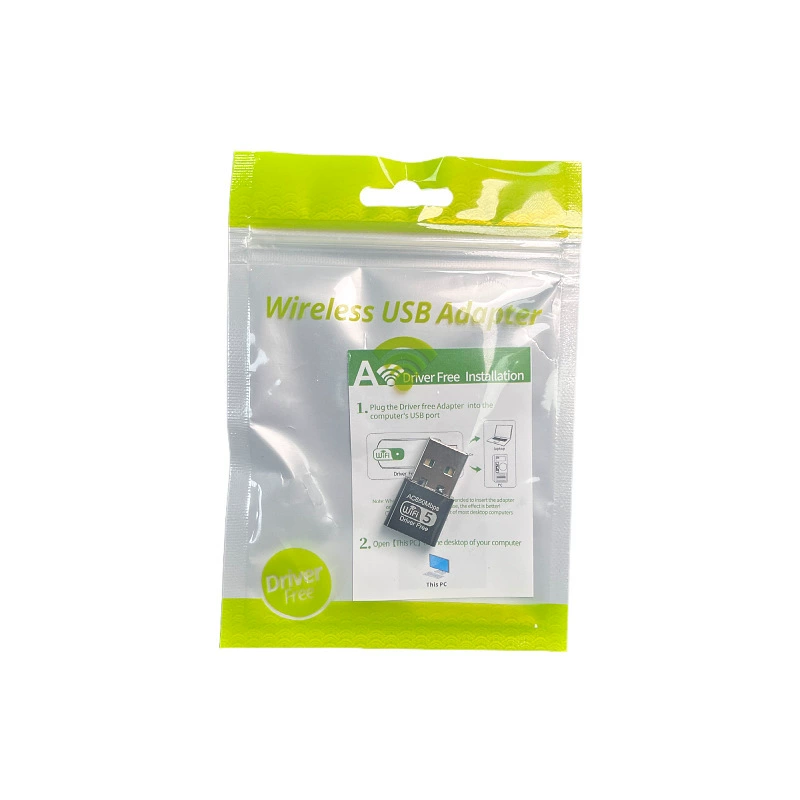 USB беспроводная сетевая карта Free-driven WIFI ресивер для ноутбука консольного хоста домохозяйства 5G двойной частоты AC650