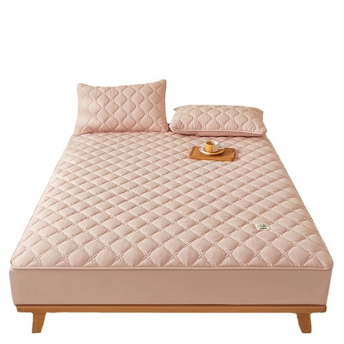 A-class soybean fiber interlaced cotton mattress topper single piece memory foam anti-slip mattress protector cover full set dustproof