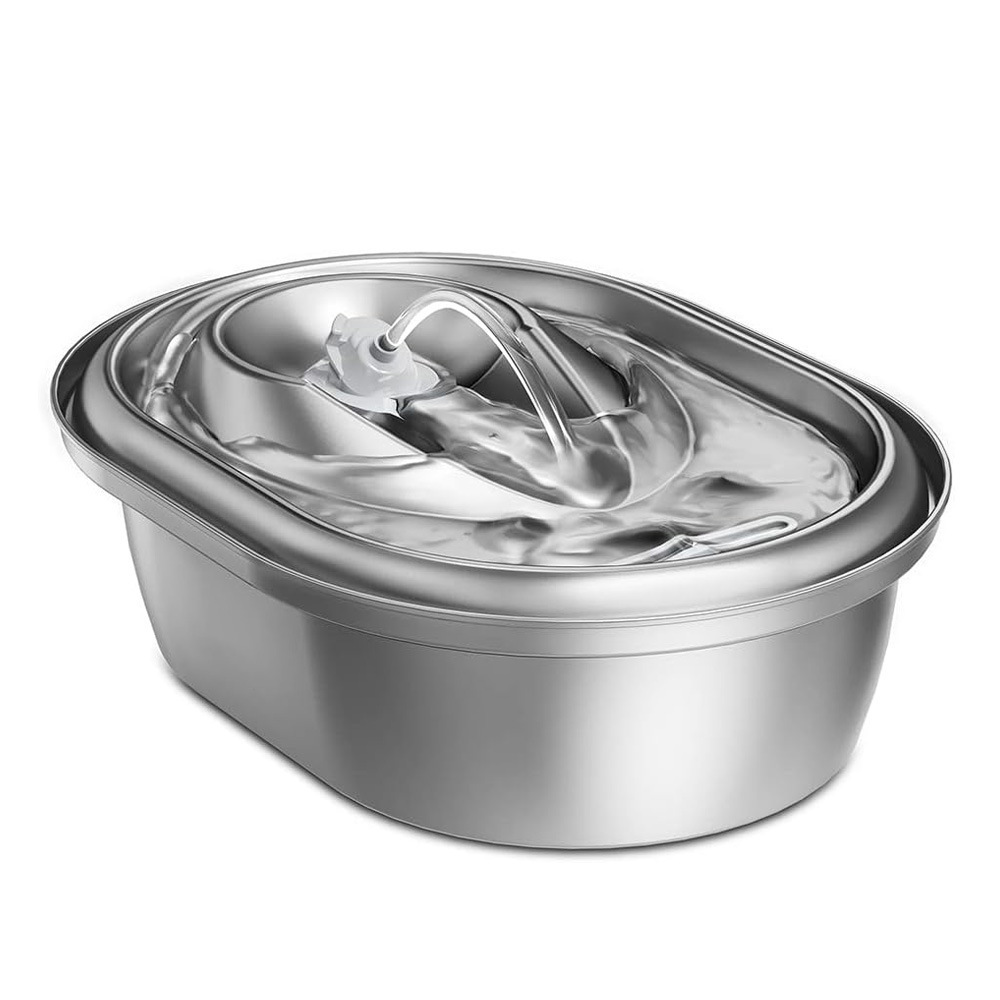 Amazon de acero inoxidable inteligente para bebidas de mascotas 3.2L filtro de circulación automática de gran capacidad alimentador de agua para gatos y perros