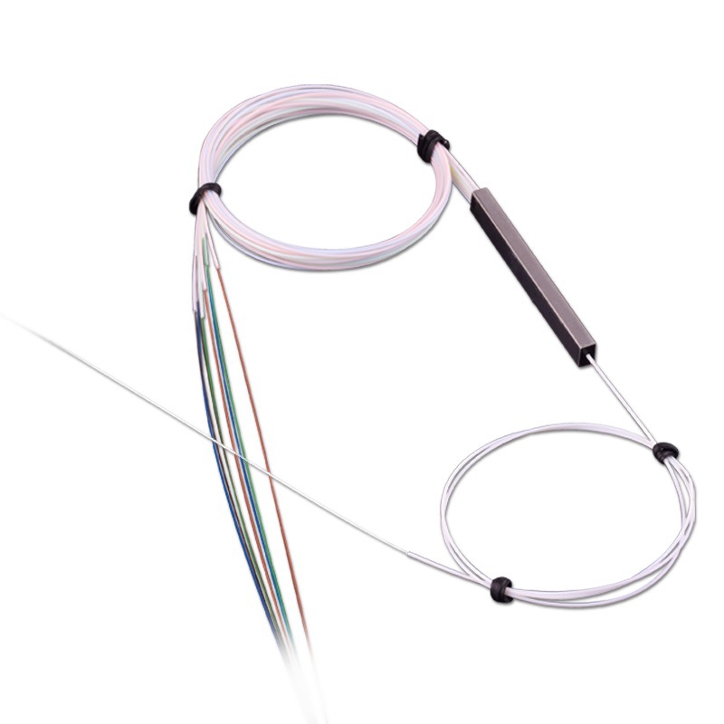 1分8 0.9mm PLC钢管式裸纤微分路器 不含头 1米