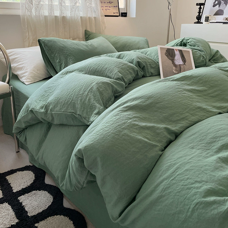 Постельный комплект — Spring bed linen, 3‑ или 4‑компонентный, ткань с мягкой кожей, различные размеры