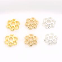 ��ɫ18k���U�ջ���6mm���껨�и�Ƭ���黨ñdiy�����Ʒ�錚���