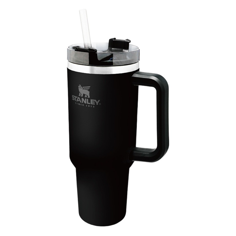 Taza de pajita STANLEY Taza de agua gigante de acero inoxidable de gran capacidad y alto valor para hombres y mujeres