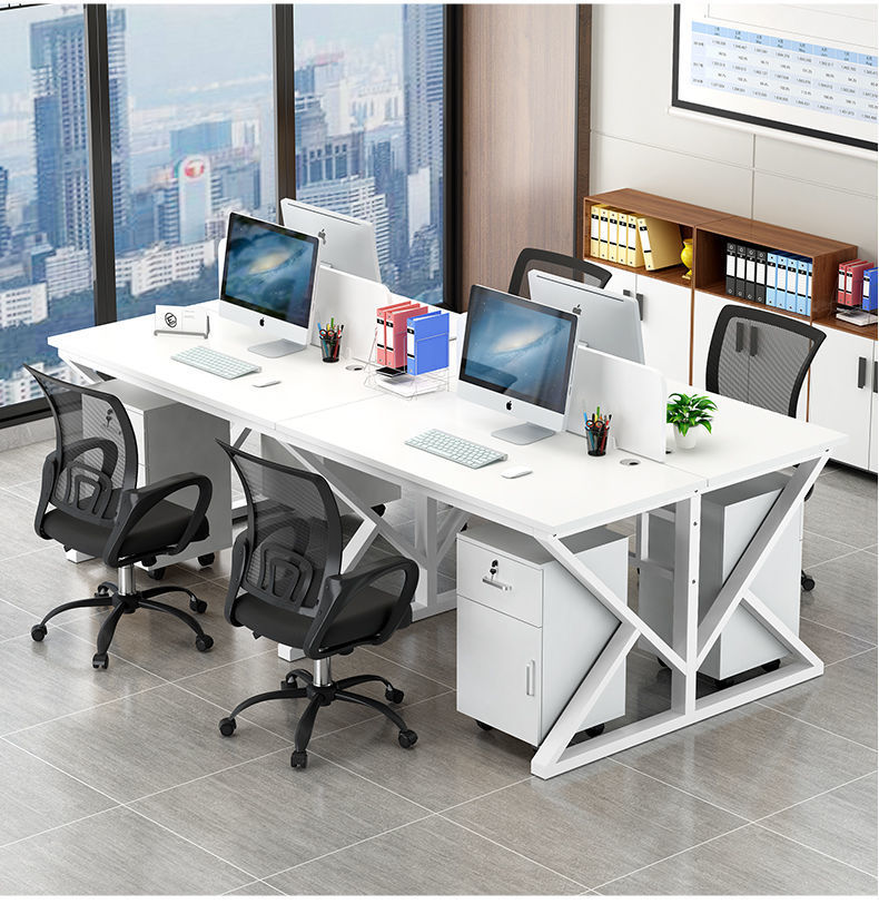 Wholesale of Star staff office desks, desks and chairs, four-person, six-person, double-person, single-person booths, workstations, and computer desks pic 21
