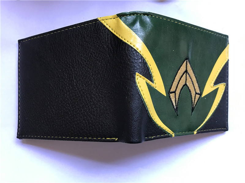 Estudiante de los hombres y las mujeres corto de metal monedero titular de la tarjeta