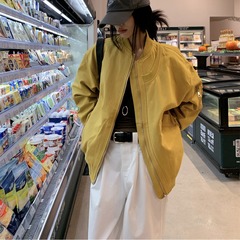 秋冬新款美式复古chic2025新款飞行员夹克设计感小众棒球服