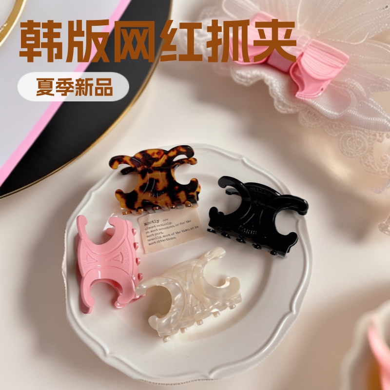 Medium-Sized Trendy Hair Clip for Women, Summer Design Hair Accessory, Hairpin, Shark Clip, Triangle Clip