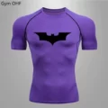 Purple short sleeve-1
