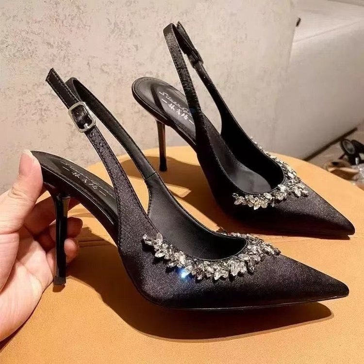 블랙 스웨이드 9cm