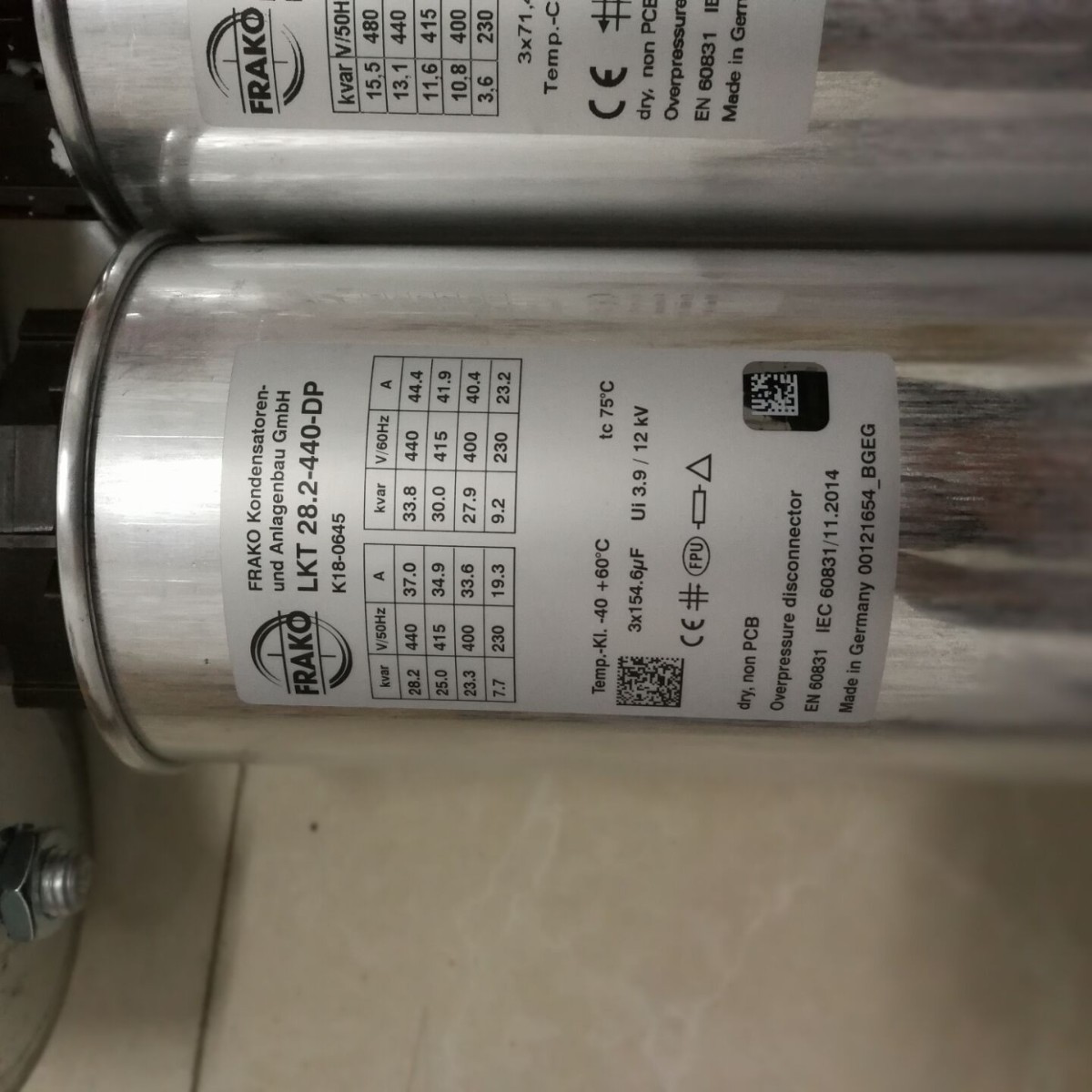FRAKO补偿电容LKT 5.6-610-D52