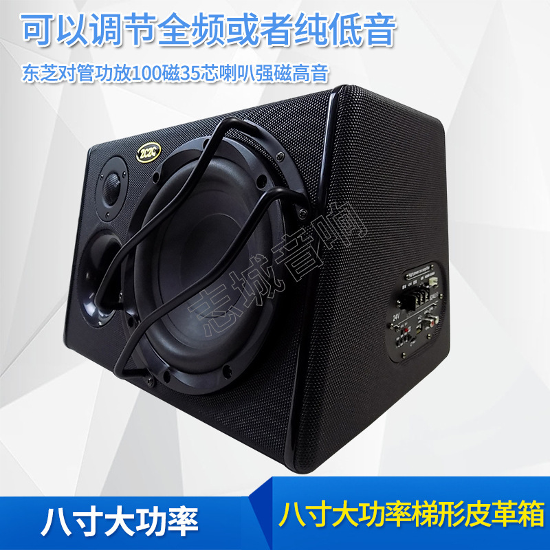 八寸十寸の大出力の車のサブウーファのビデオは志城の自動車の音響の全周波数の重低音のアクティブな箱を改造します。|undefined