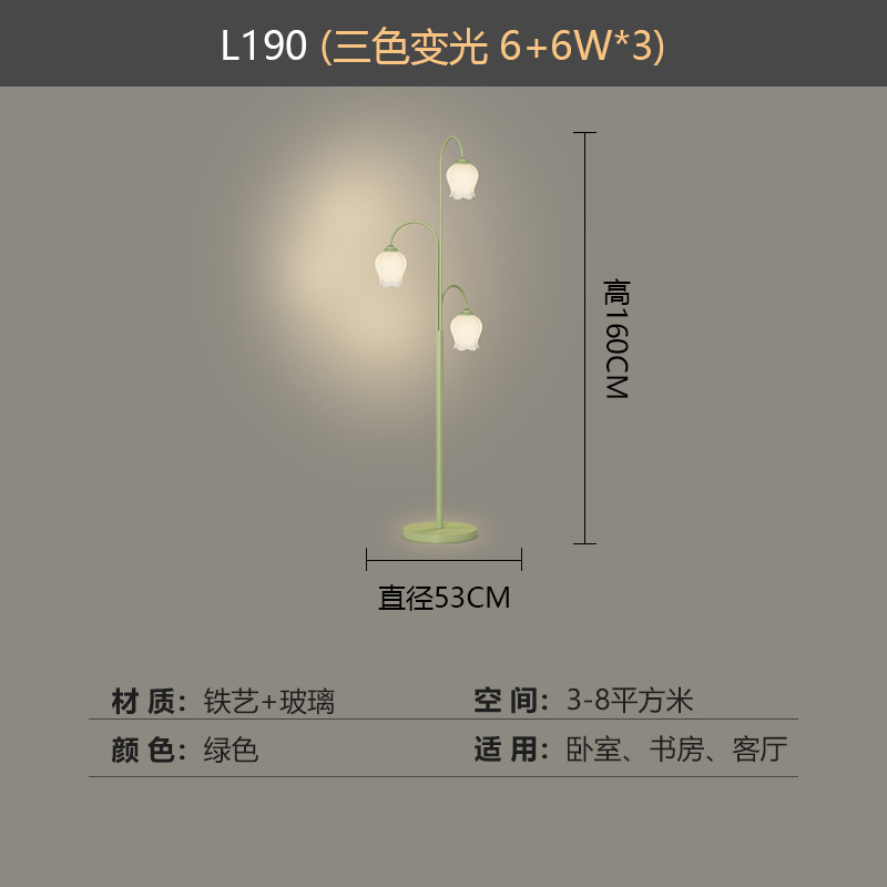 Lámparas de escritorio de flores de orquídeas pastorales creativas francesas, cálidas luces de cabecera del dormitorio, escritorio minimalista, lámparas de Taichung Mountain