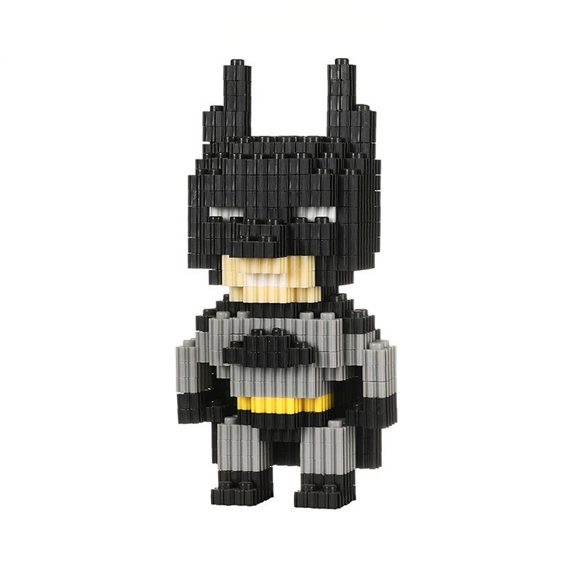 Mini Block Minifigure Set, compatible with Lego, assorted bear characters — birthday gift for boys