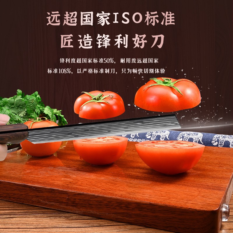 Yangjiang cuchillo de cocina de acero inoxidable forjado cuchillo de cocina de corte de carne afilado conjunto de cuchillo de corte de hueso image 4