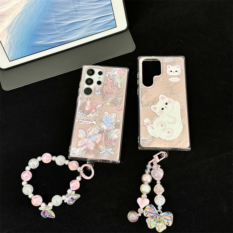 New Cartoon Graffiti Butterfly Samsung S26 Protective Case Suitable for Samsung S24Ultra/S23+/S22 Mobile Phone Case