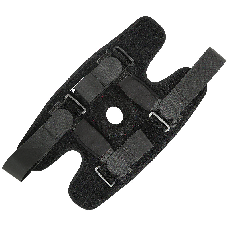 Rodillera al aire libre transpirable deportes profesional equitación montañismo acero primavera rótula hombres y mujeres equipo de protección en stock fábrica al por mayor