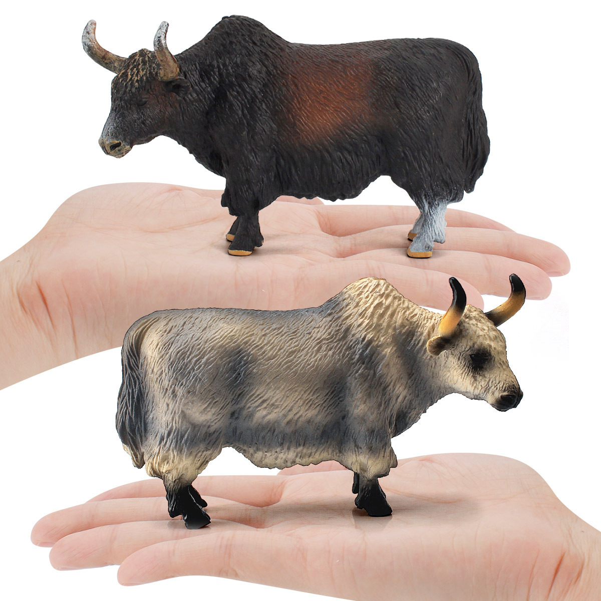 Transfronteriza Amazon simulación animal salvaje Yak modelo Cognición de los niños Tíbet ganado estático juguete decoración sólida