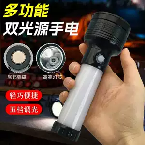 High-Power Flashlight with Strong Light, Ultra-Bright, Long-Lasting, Rechargeable, Small, Portable, Long-Range, for Home and Outdoor Use, Wholesale