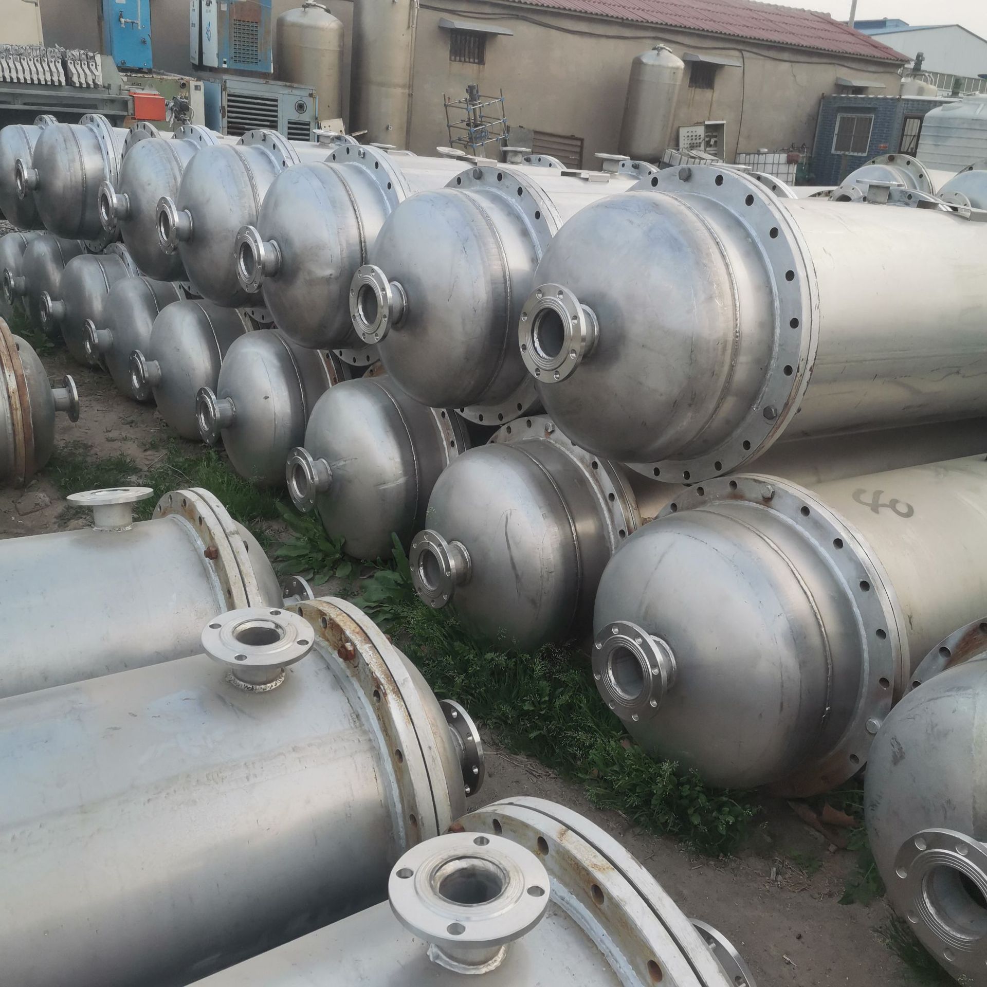 鑫昌九成新40平方304材质不锈钢列管高效冷凝器