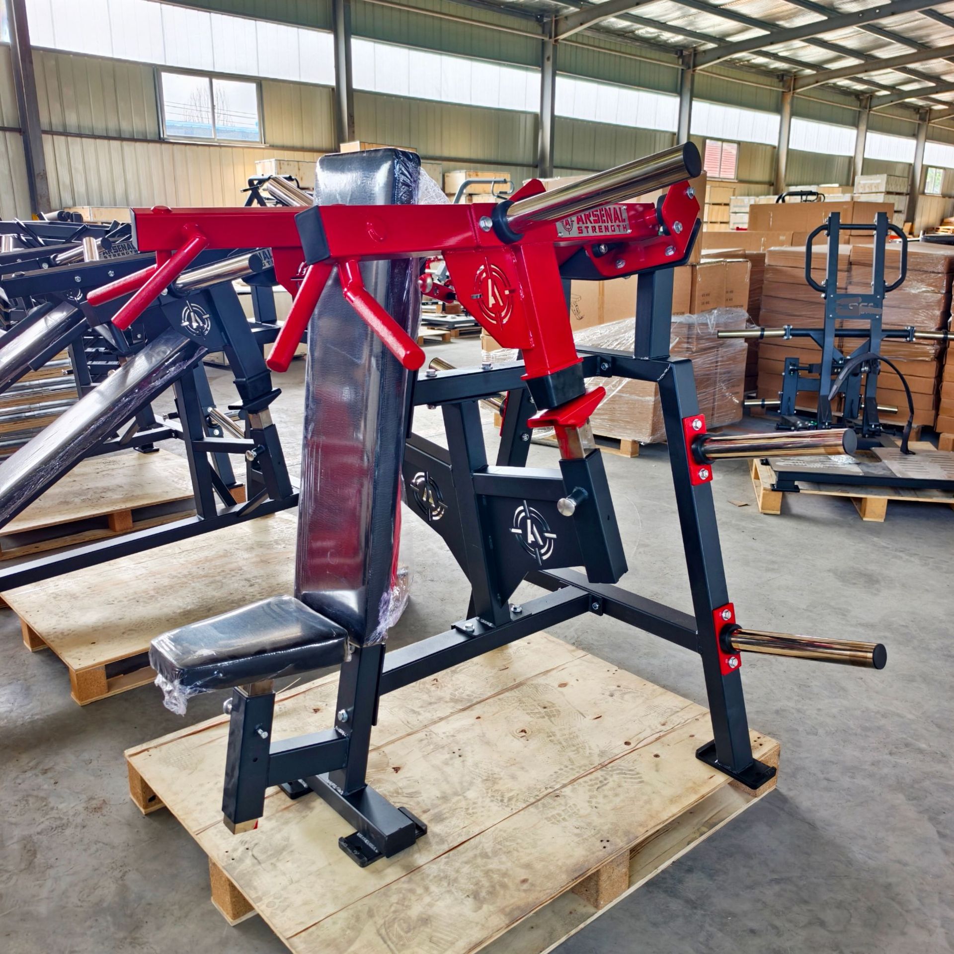 Equipo de entrenamiento de hombros comercial de hombro sentado, arsenal de todo el equipo de entrenamiento de hombros de gimnasio vikingo