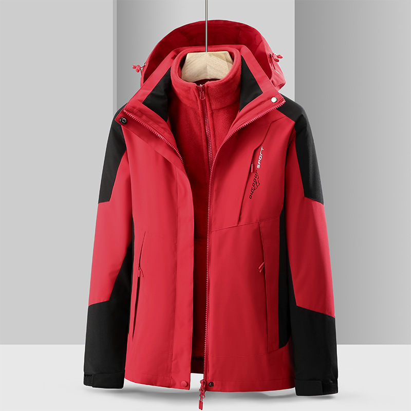 여성 레드 블랙