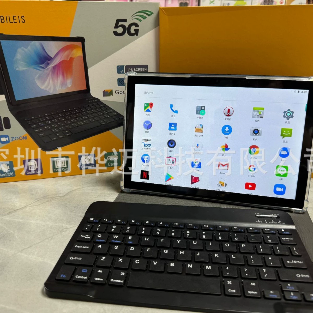 P30ULTRA планшет 10.1 дюйма для дома и детей, двухдиапазонный Wi‑Fi, с клавиатурой и мышью