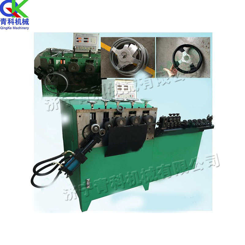 新疆光伏地桩预埋设备高铁全自动数控打圈机工程螺旋筋成型机械