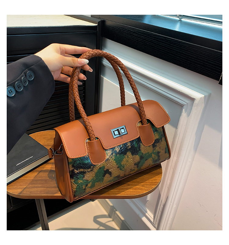 Women's Retro Handbag Chinese Style Shoulder Bag For Mature Women_voghion.com