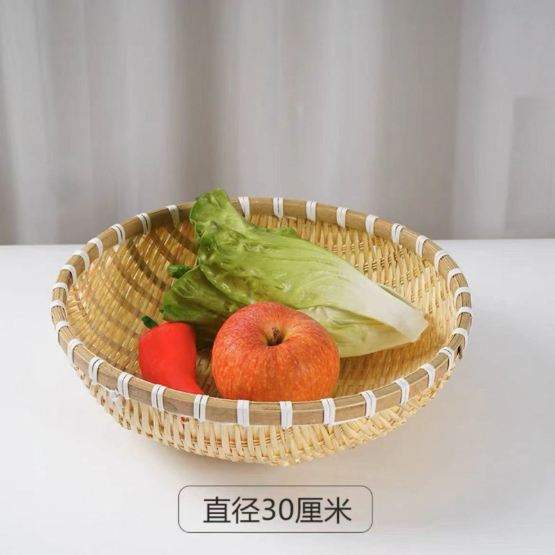 竹編み枠、竹緑編み農家手作り竹かご、家庭用野菜、果物、饅頭、青饅頭、竹かご、竹製品、新品|undefined