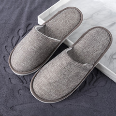 Hotel disposable slippers, homestay coral velvet household anti-slip guest room supplies beauty salon slippers wholesale