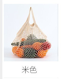 Haitao recomendar hueco de algodón tejido bolsa de malla de playa bolsa de malla de punto portátil ecológico bolsa de compras de algodón