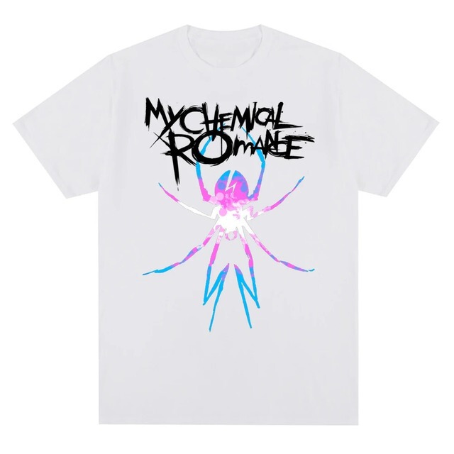 Cross My Chemical Romance Mcr Band Print Casual Summer high quality Cozy Punk Mood Rock Tee