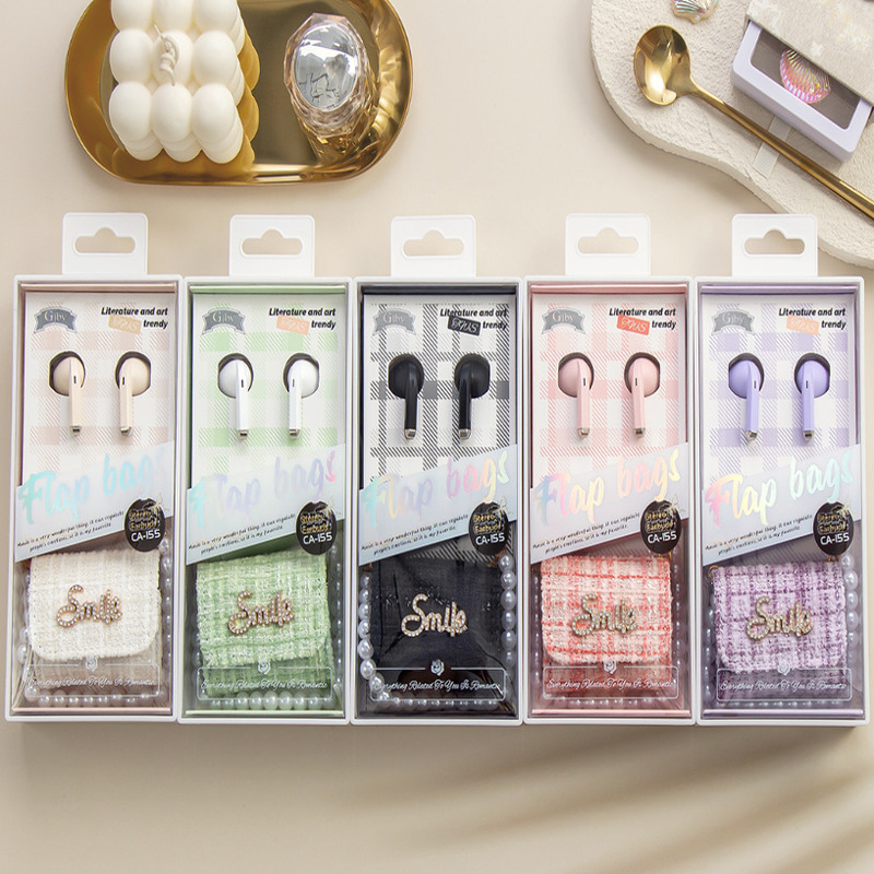 Guanjia Fashion Small Fragrance Tws Bluetooth Ultra-Long Battery Life True Wireless Bluetooth Headset Ca-155