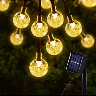 Солнечная LED-гирлянда со звёздами для сада водонепроницаемая