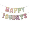 Cross -border Macaron Birthday Pulling Banner, Kinmmar Happy Birthday Birthday Happy Birthday Space Spot Spot, wholesale