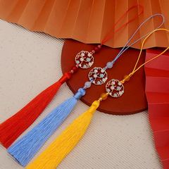 New seven-color small flower tassel pendant, antique children's clothing, Hanfu cheongsam, pressed lapel, table flag, Guqin palace lighting, hanging tassels